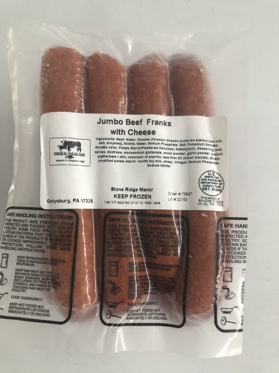 Jumbo Cheese  Hot Dogs