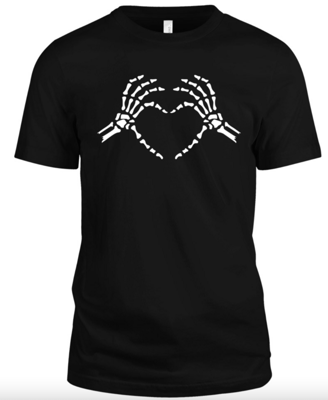 Skeleton Hands Heart