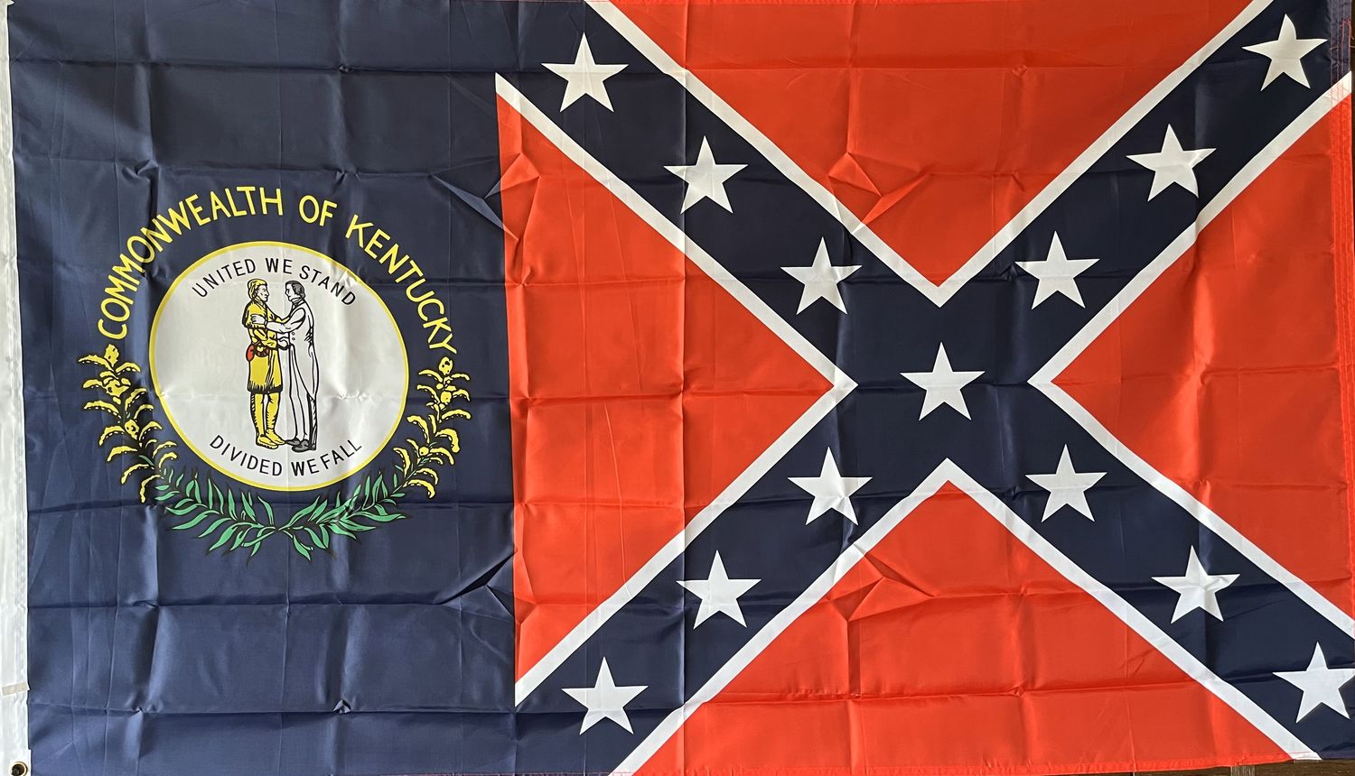 Kentucky Confederate Blended Flag