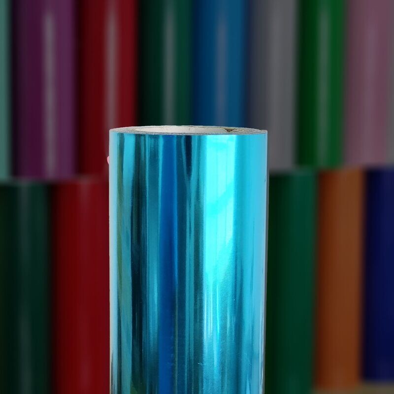 Vinil textil METALICO GM-01 AZUL CLARO