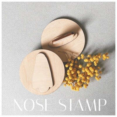 Bluberry Kidsroom Wooden Stamp – Nose