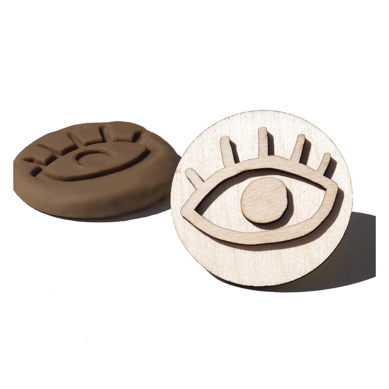 Bluberry Kidsroom Wooden Stamp – Eye I
