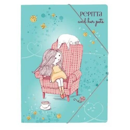 Φάκελος Με Λάστιχο  Glitter Pepita