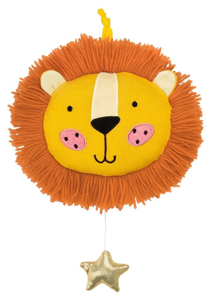 Knit musical lion