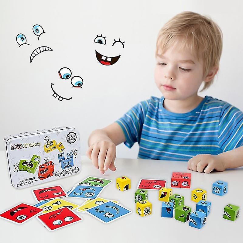 FunnyFaces Puzzle Cards