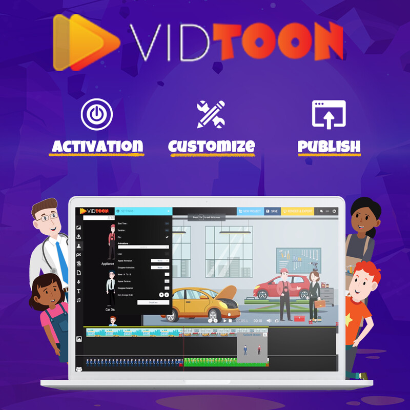 Vidtoon Video Maker