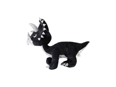 Elbo Black Triceratops Plush 