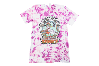 Steven Z-Gull Pink Splat Tie Dye T-Shirt 