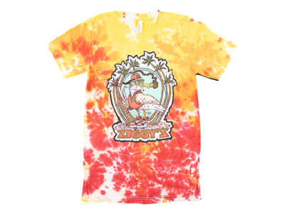 Steven Z-Gull Orange/Yellow Splat Tie Dye T-Shirt 