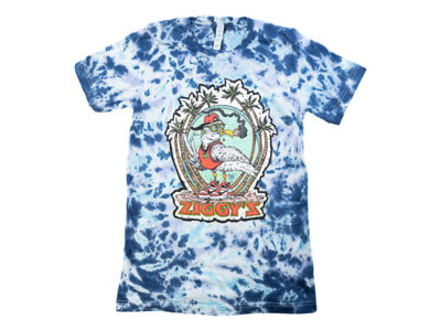Steven Z-Gull Blue Splat Tie Dye T-Shirt 