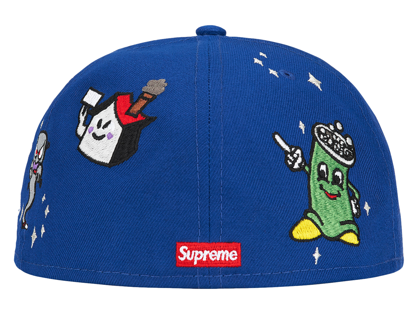 Supreme x New Era Character S Logo Blue Fitted Hat - Store