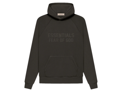 Fear Of God Essentials Off Black Hoodie 