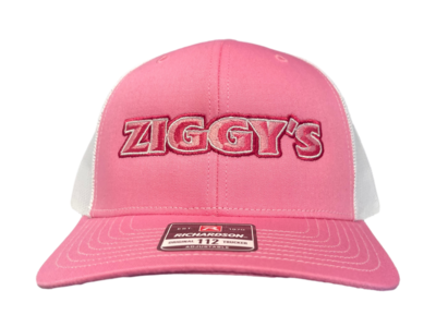 Ziggy's Trucker Snapback Pink / White