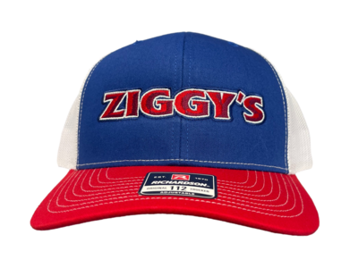 Ziggy's Trucker Snapback Blue / Red / White