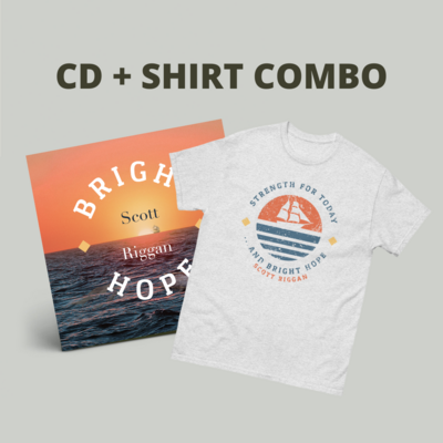 COMBO: Bright Hope CD + Ash Grey Shirt