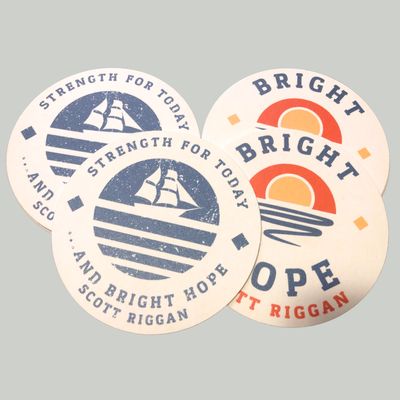 "Bright Hope" coasters