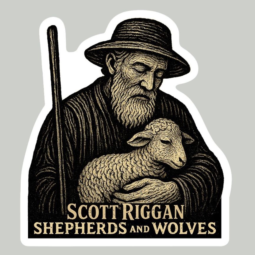 SALE: SALE: "Shepherds and Wolves" magnet