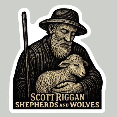 SALE: SALE: "Shepherds and Wolves" magnet
