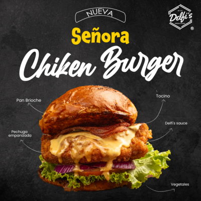 Señora Chicken Burger Señora Chicken Burger