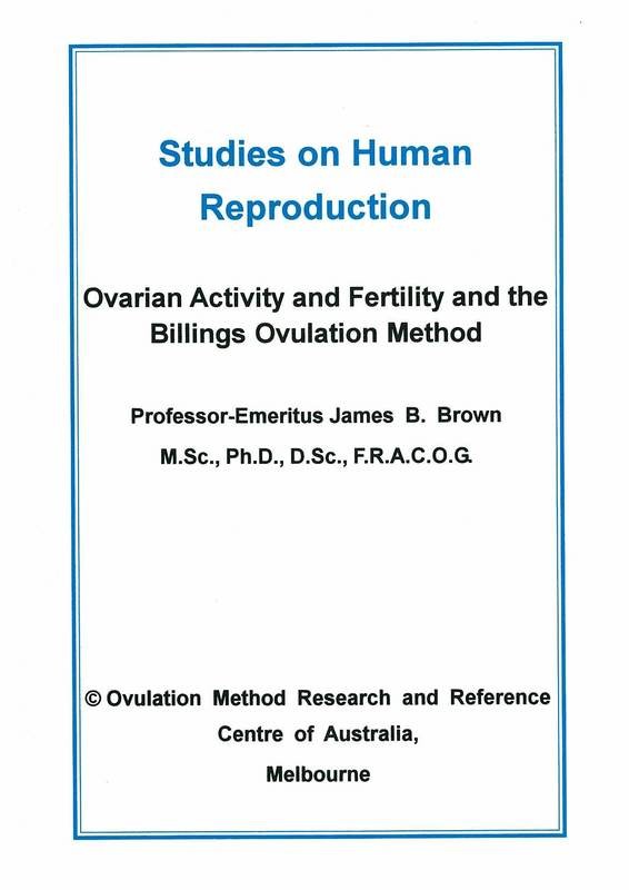 Studies on Human Reproduction by Prof. James Brown