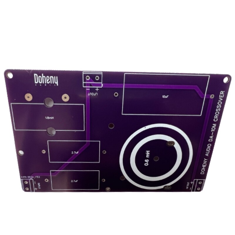 Doheny Audio Two-Way Crossover Audio PCB Board