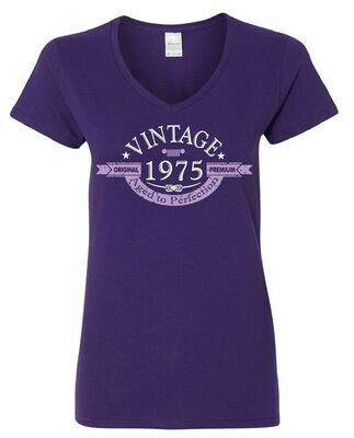 Custom Vintage Birth Year Women&#39;s V-neck Shirts with Jeep Grille