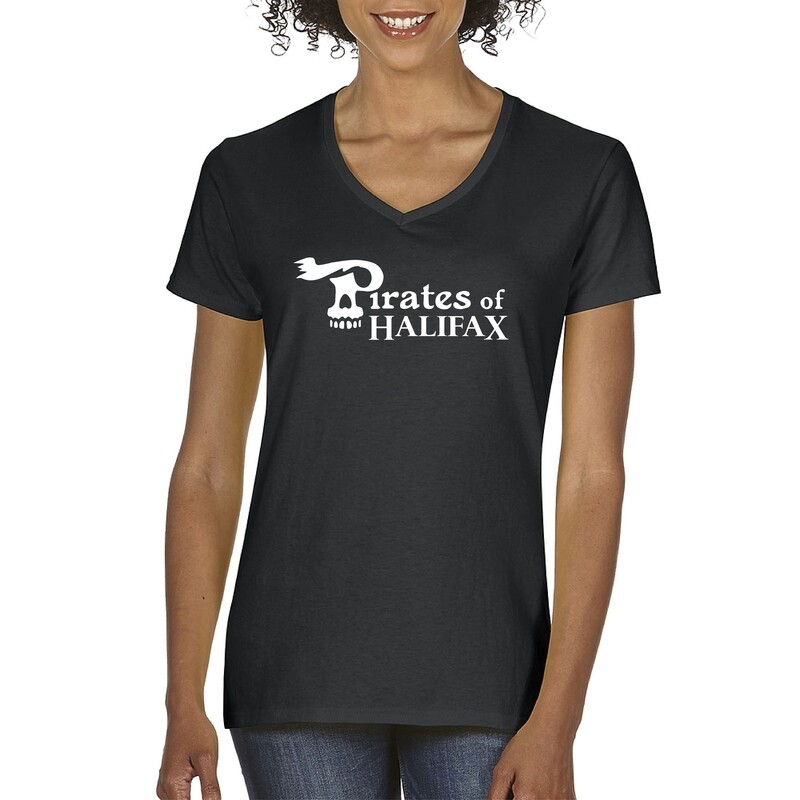 Pirates of Halifax Ladies&#39; V-Neck T-Shirts