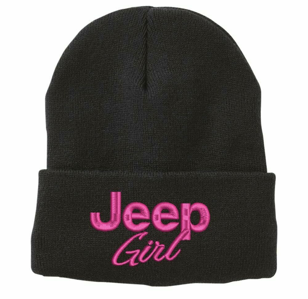Black &quot;Jeep Girl&quot; Toque (Cuffed or No Cuff)