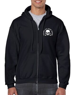 13.5 oz 50/50 Poly/Cotton blend Full Zip Hooded Sweatshirt with various graphic options