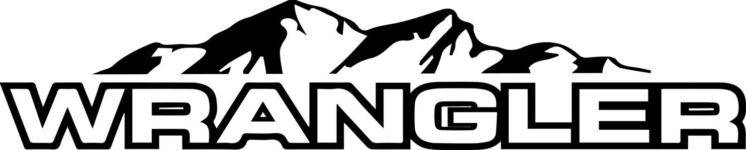WRANGLER (with mountains) Hood Banners (PAIR)