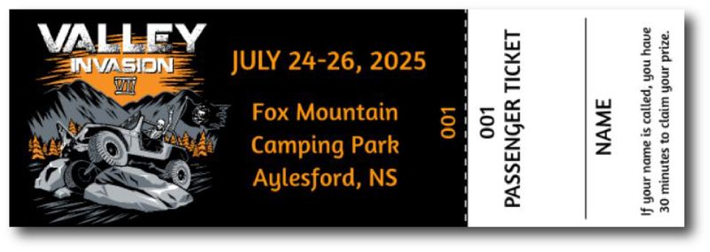 STAFF TICKETS FOR THE 2025 VALLEY INVASION