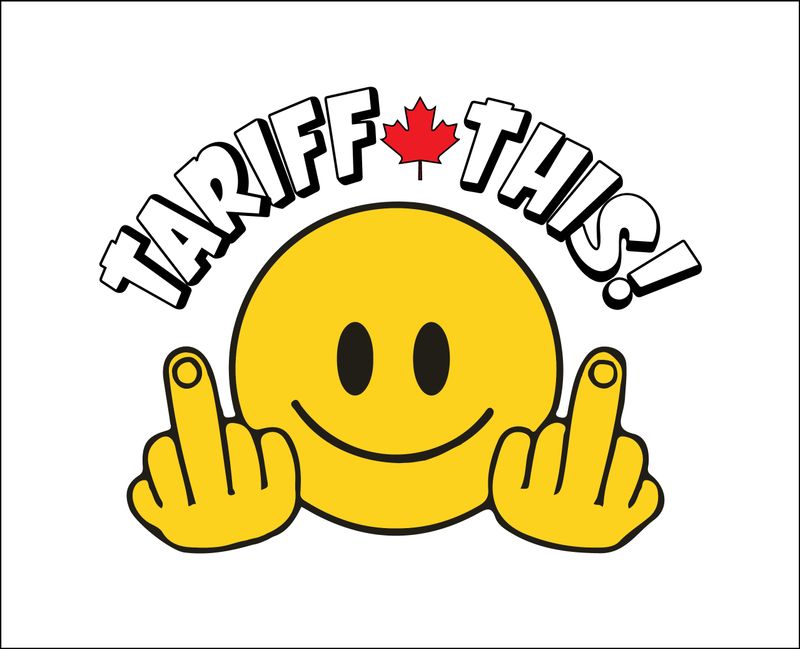 TARIFF THIS! (Printed and Die Cut Vinyl Decal)