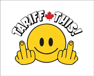 TARIFF THIS! (Printed and Die Cut Vinyl Decal)
