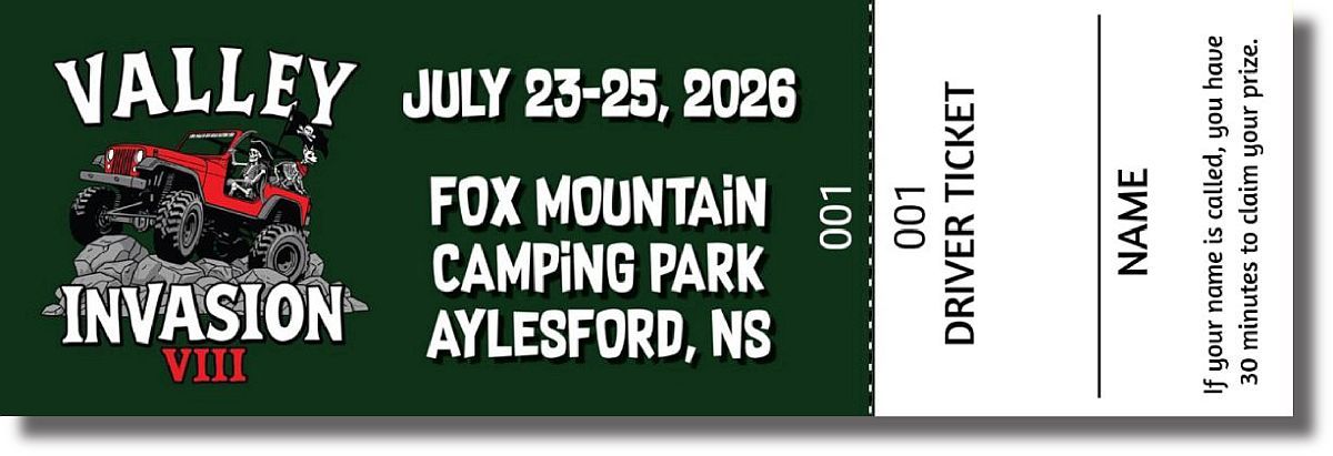 TICKETS FOR THE 2026 VALLEY INVASION - ADULT DRIVER TICKETS