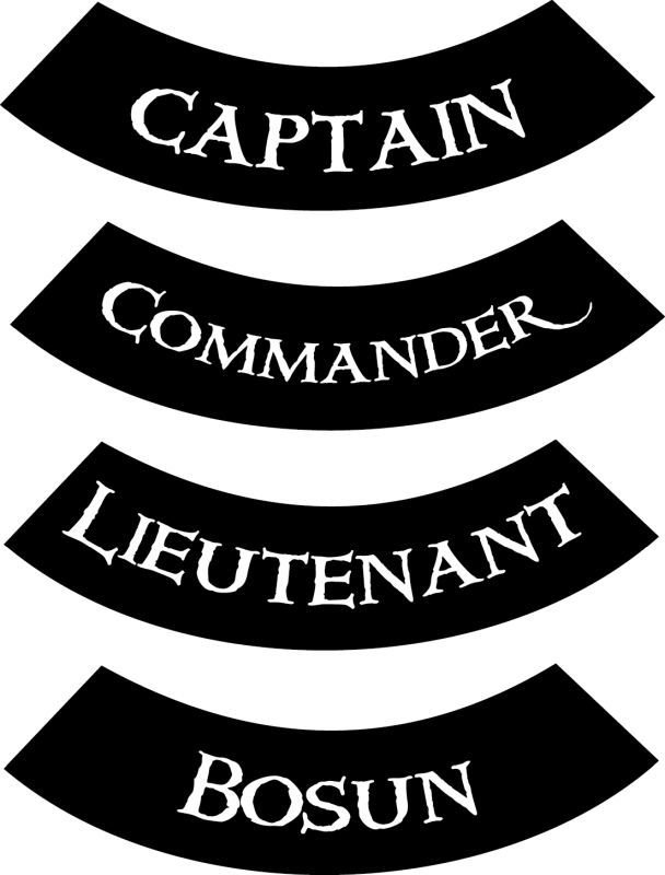 Chapter Ranking Badges (Set of 4)
