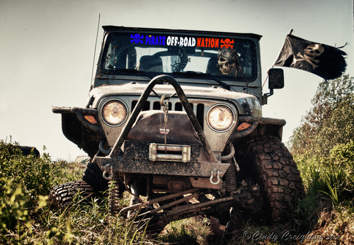 Pirate Off-Road Nation in the Colours of the Acadian Flag