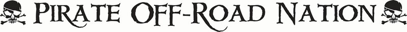 New Pirate Off-Road Nation Windshield Banners (With optional customization)