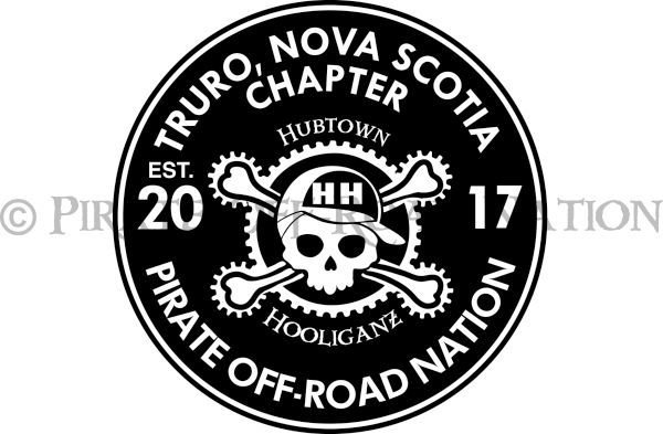 Truro, NS Chapter - &quot;Hubtown Hooliganz&quot; Die Cut Decal