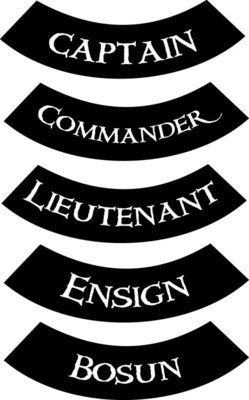 Chapter Ranking Badges (Set of 5)