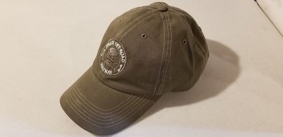 Olive w/ Contrast (pewter and white stitching) Pirate Off-Road Nation (unstructured low profile) - One Size fits All