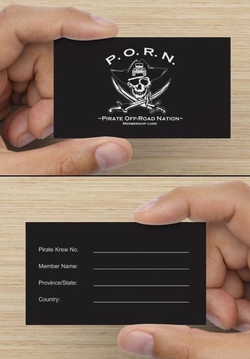 Pirate Off-Road Nation (P.O.R.N.) Memberships