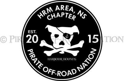 Harbour Hounds - HRM Area, NS Chapter - Pirate Off-Road Nation Die Cut Decal