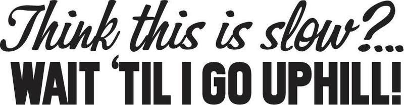 Think this is slow?... Die Cut Decal