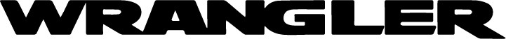 Wrangler decals - 10&quot; x .77&quot; (PAIR)