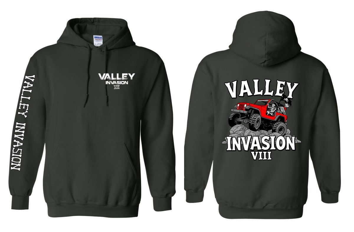 Valley Invasion VIII Pullover Hoodie Valley Invasion VIII Pullover Hoodie