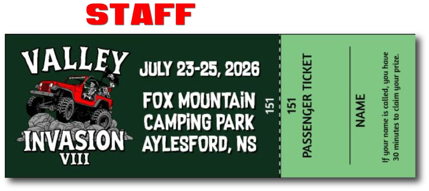 STAFF TICKETS FOR THE 2026 VALLEY INVASION