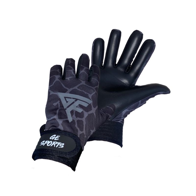 Blacked Out Earthquake Gaelic Football Gloves