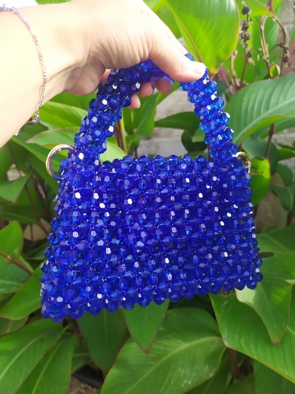 Borsetta GLAMOUR BLUE Medium