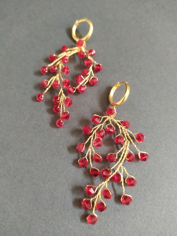 Orecchini AMELIA Red