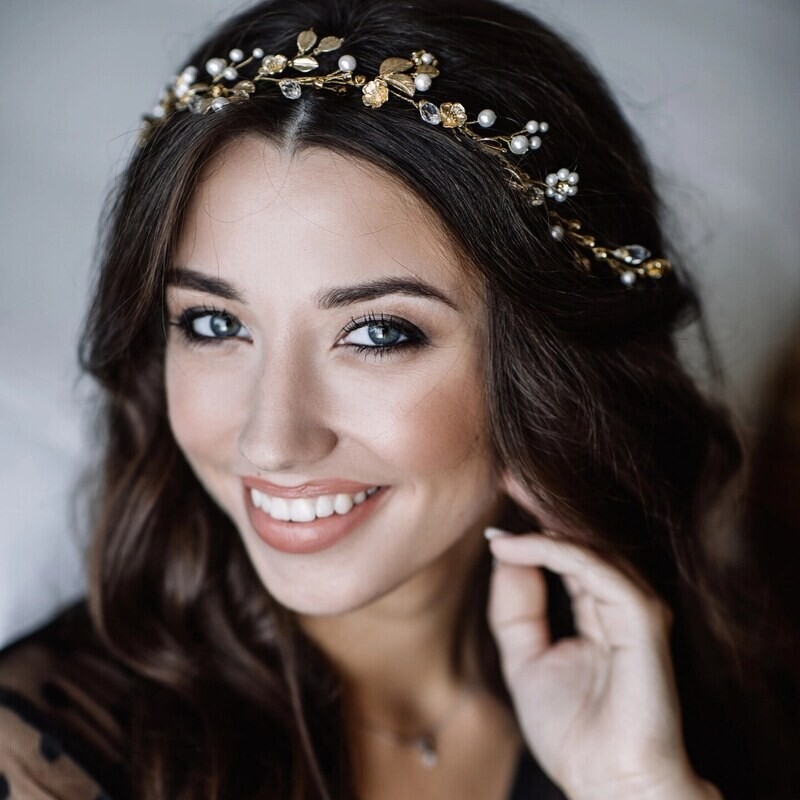 Coroncina DAFNA Gold